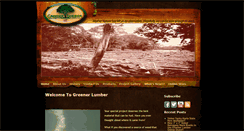 Desktop Screenshot of greenerlumber.com